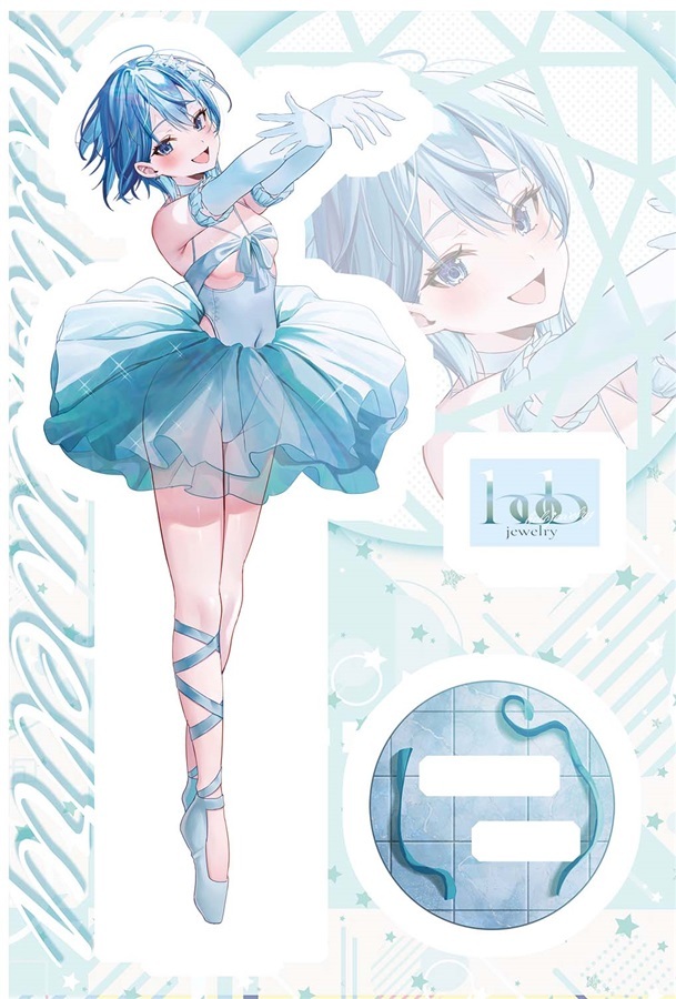 C105「同人代購」「Melonbooks代購」じゃんじゃら丼 - バレエ衣装 すいちゃん アクリルスタンドプレート 立牌