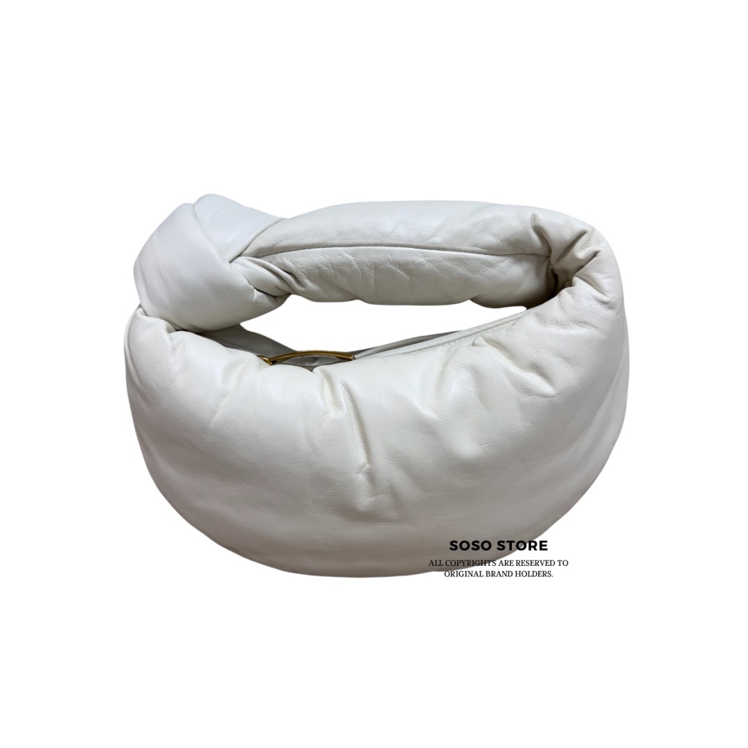 BV Knotted Mini Jodie - White / Ghw