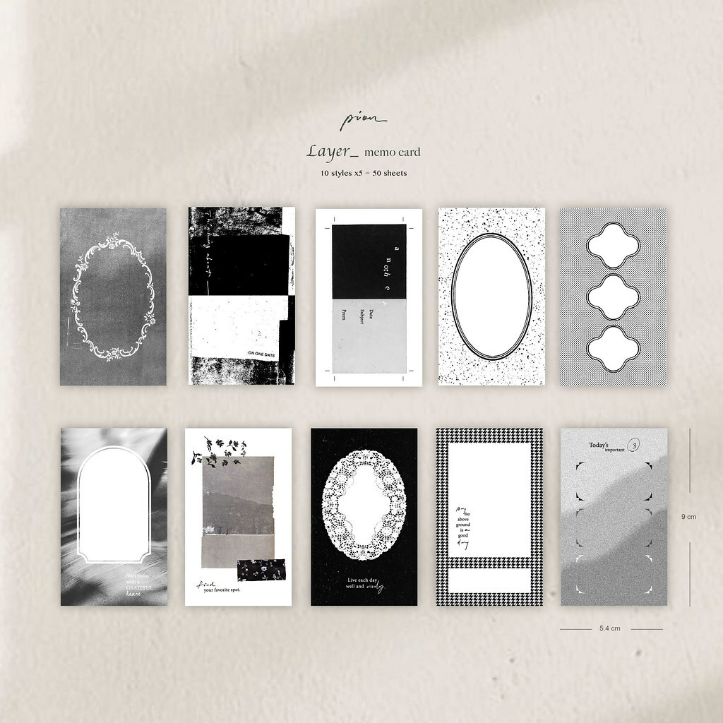 Pion．Layer 便箋小卡