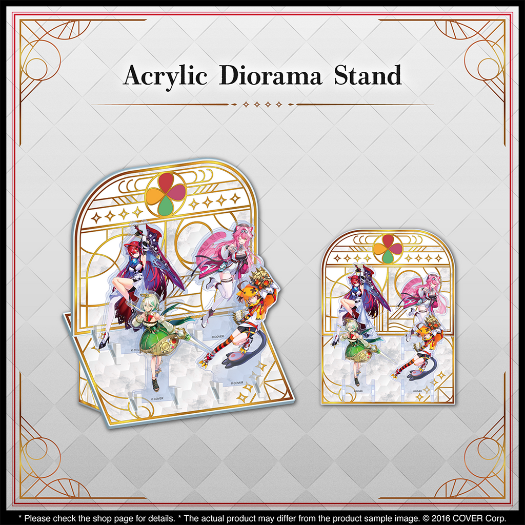 「官方代購」Hololive ホロライブEnglish -Justice- ハーフアニバーサリー 半周年紀念周邊 💄👧🍵🐱