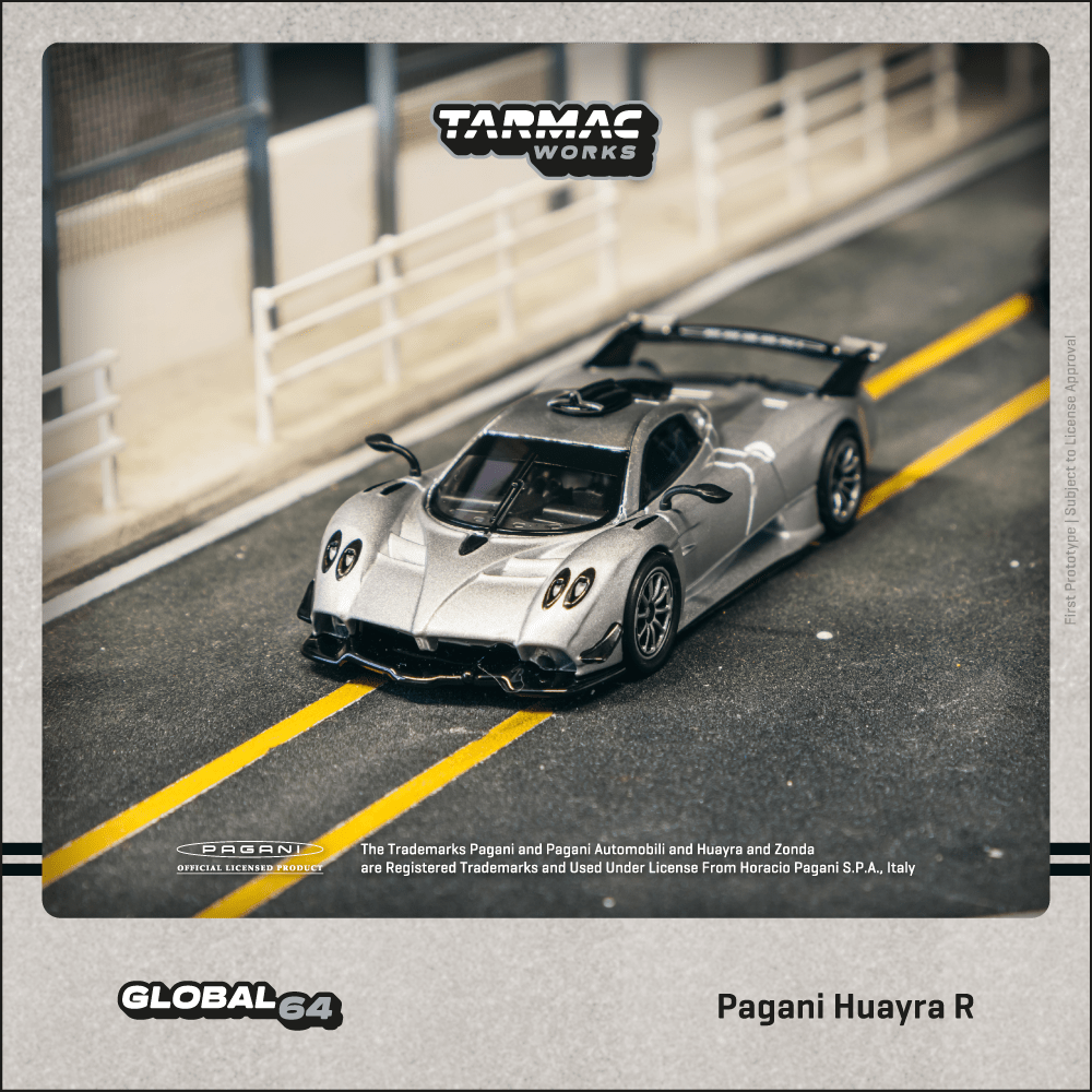 Tarmac Works 帕加尼 Pagani Huayra R Satin Silver