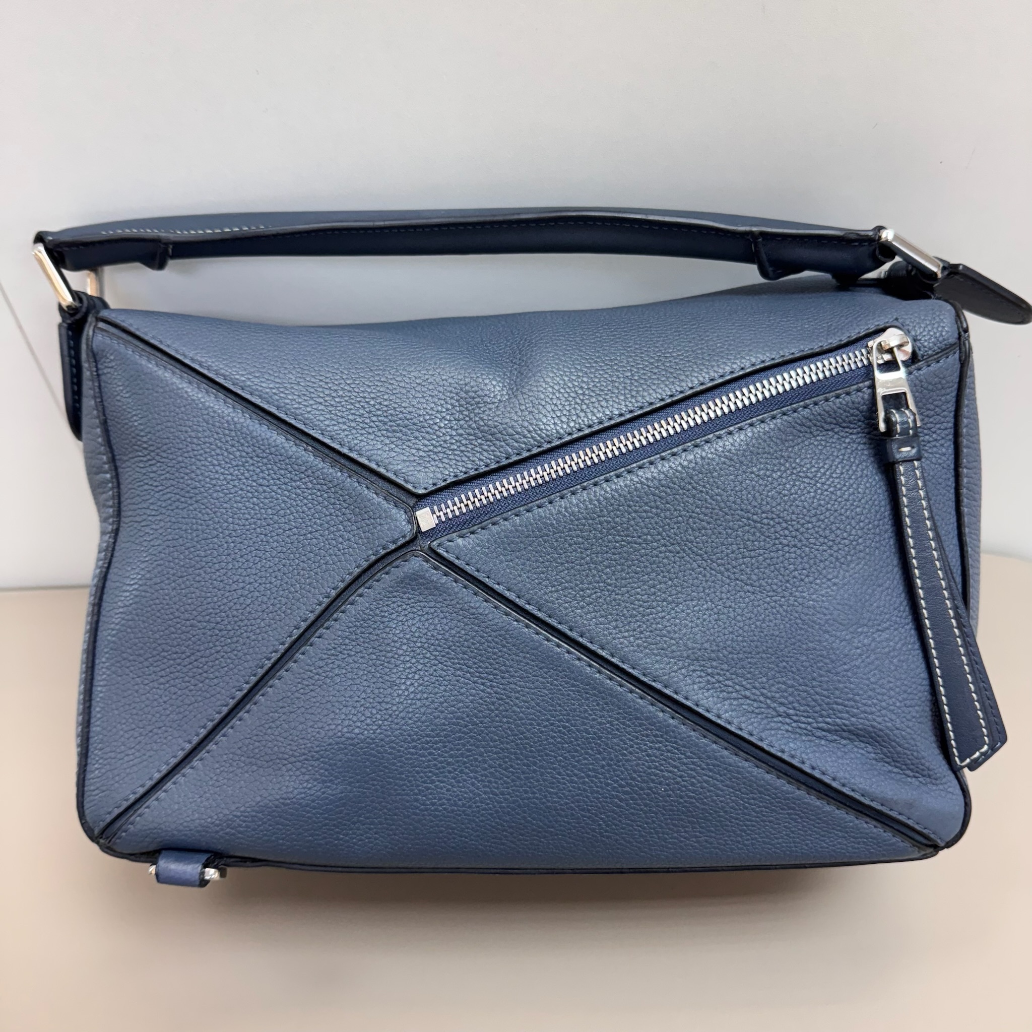 Loewe Puzzle Medium Bag - Blue / Shw