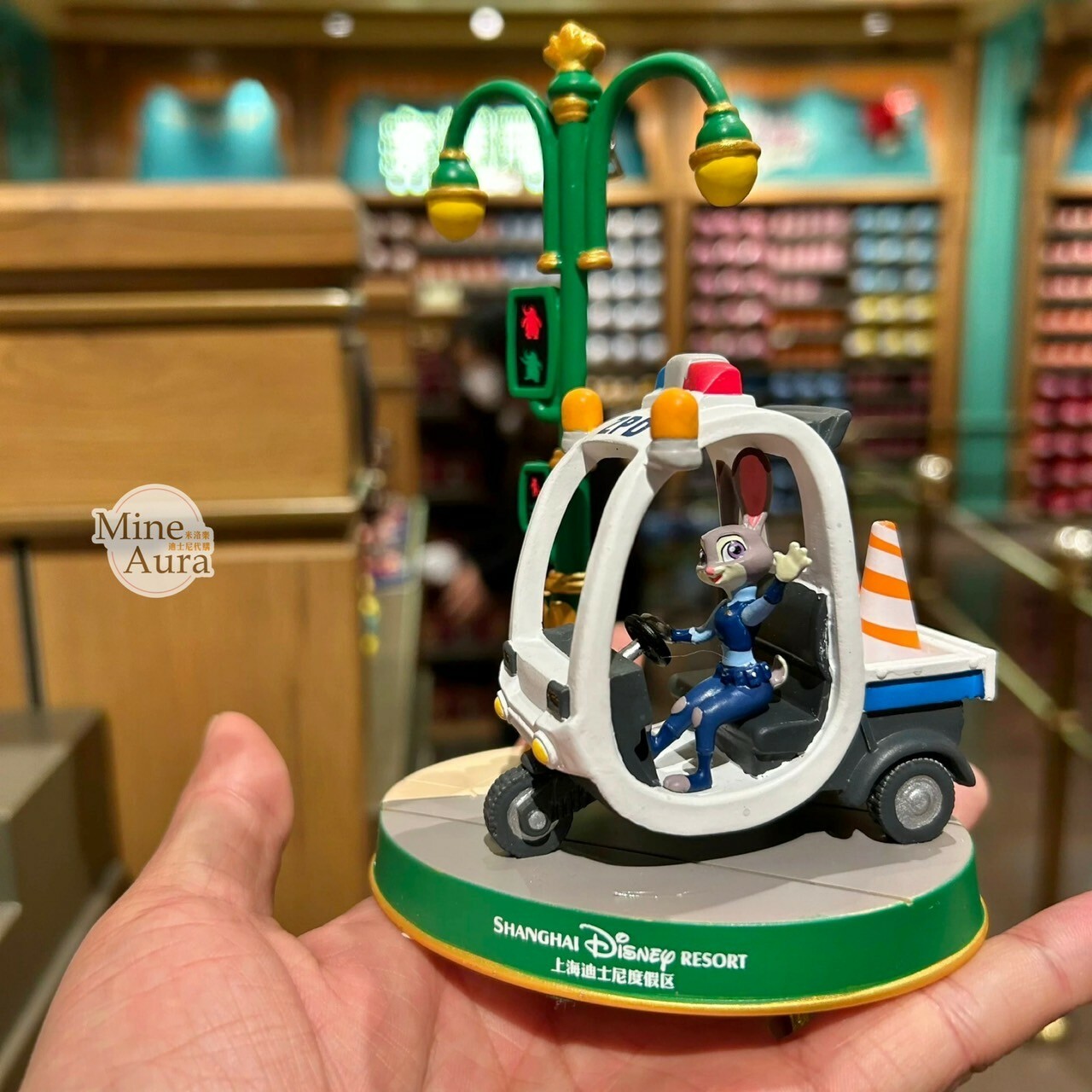 哈茱蒂 Judy 兔 警車 造型 相片夾 擺飾品 動物方城市 Zootopia -上海迪士尼樂園