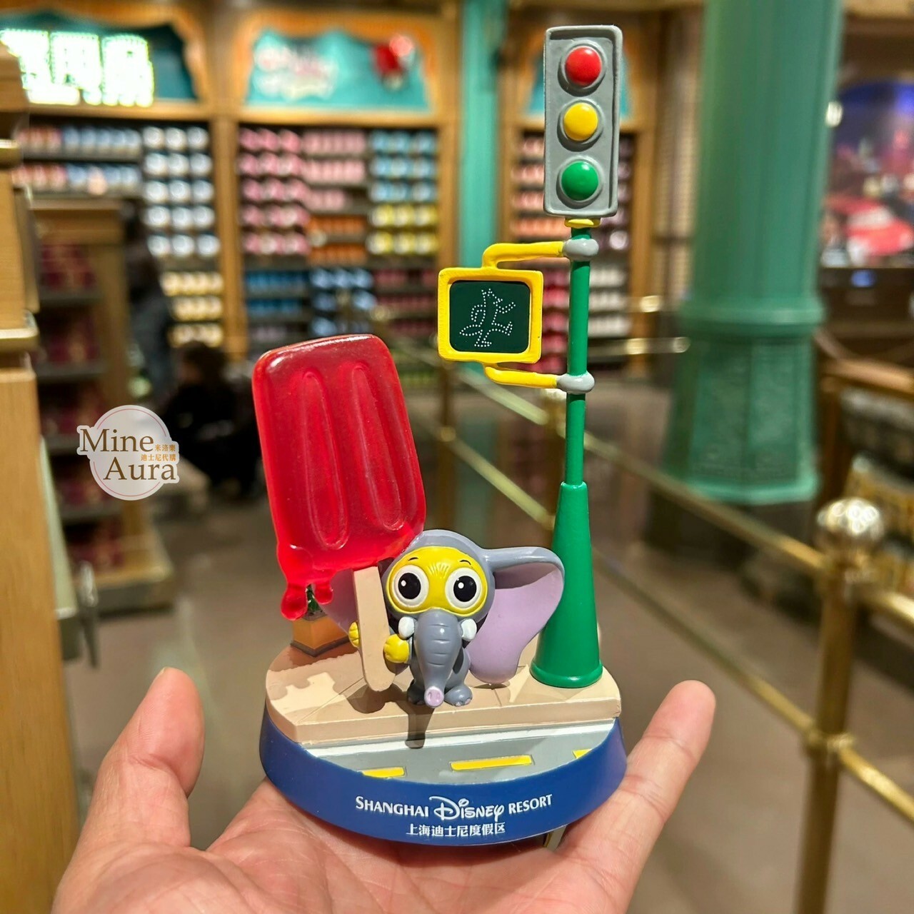 飛仔 Finnick 絨毛 大象裝扮 紅綠燈 造型 相片夾 擺飾品 動物方城市 Zootopia -上海迪士尼樂園