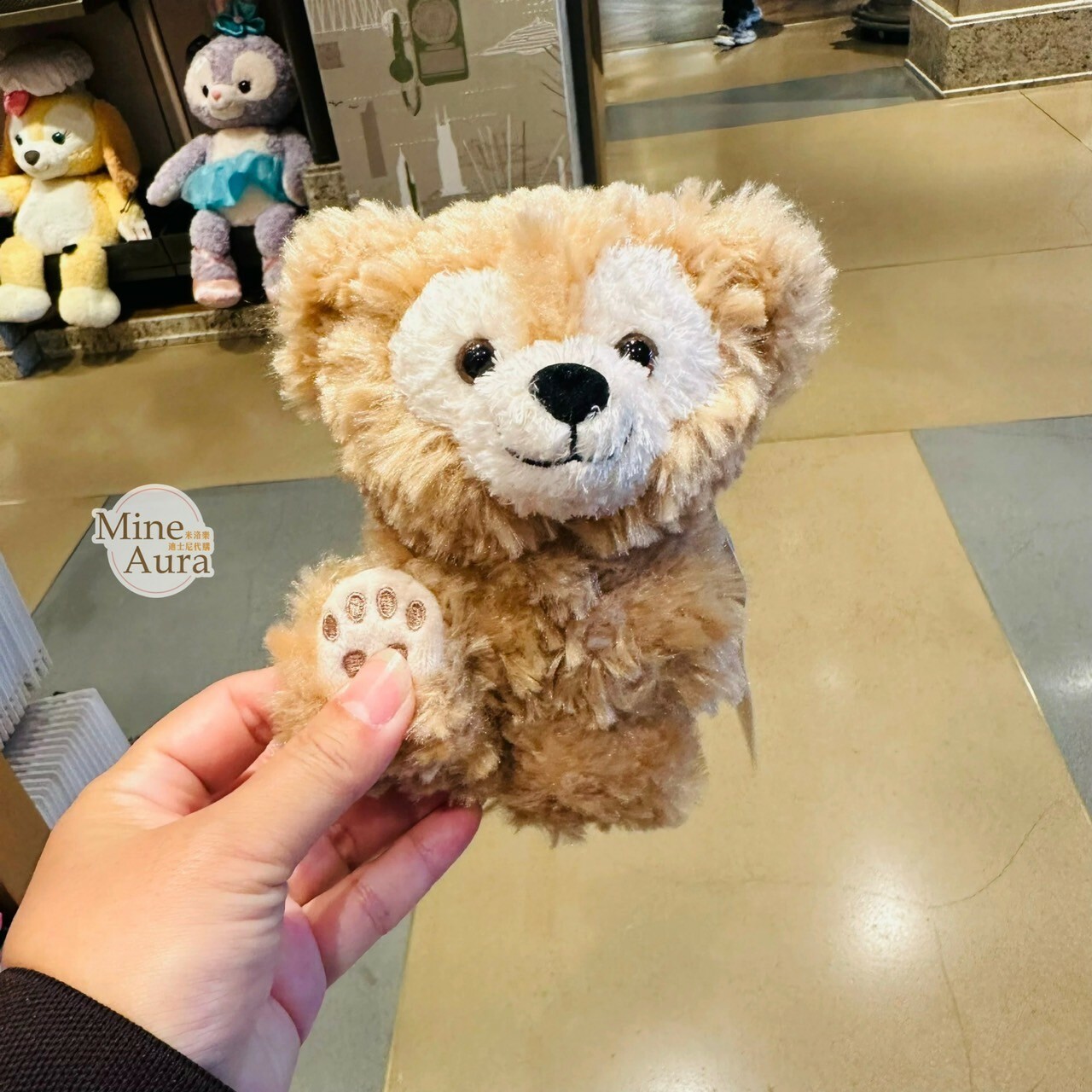 達菲 Duffy 絨毛 手環 玩具 -上海迪士尼樂園