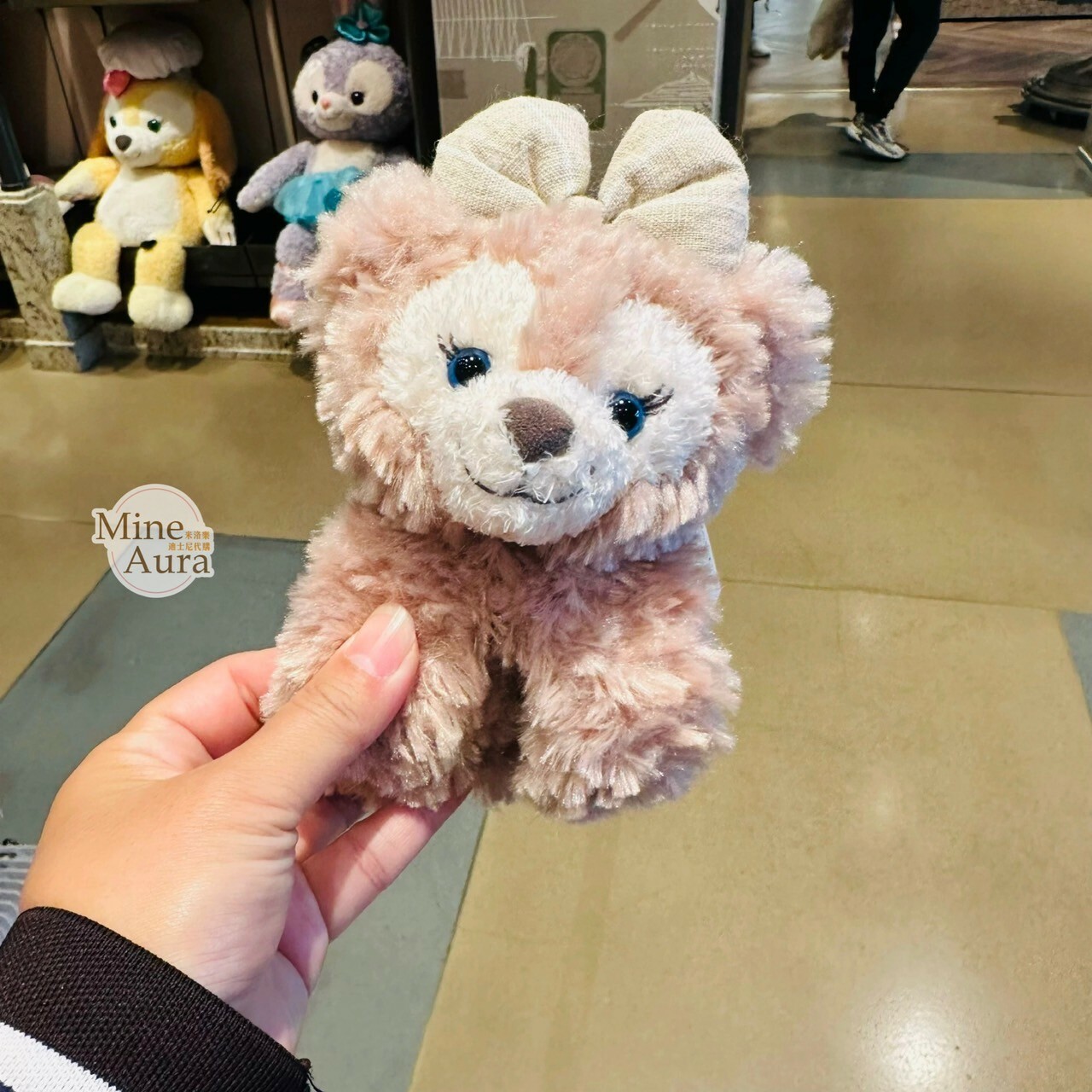 雪莉玫 ShellieMay 絨毛 手環 玩具 -上海迪士尼樂園