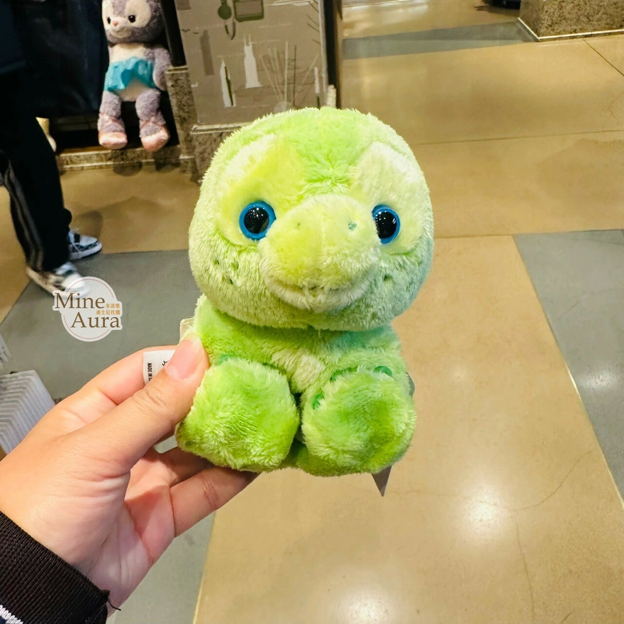 奧樂米拉 海龜 OluMel 絨毛 手環 玩具 -上海迪士尼樂園