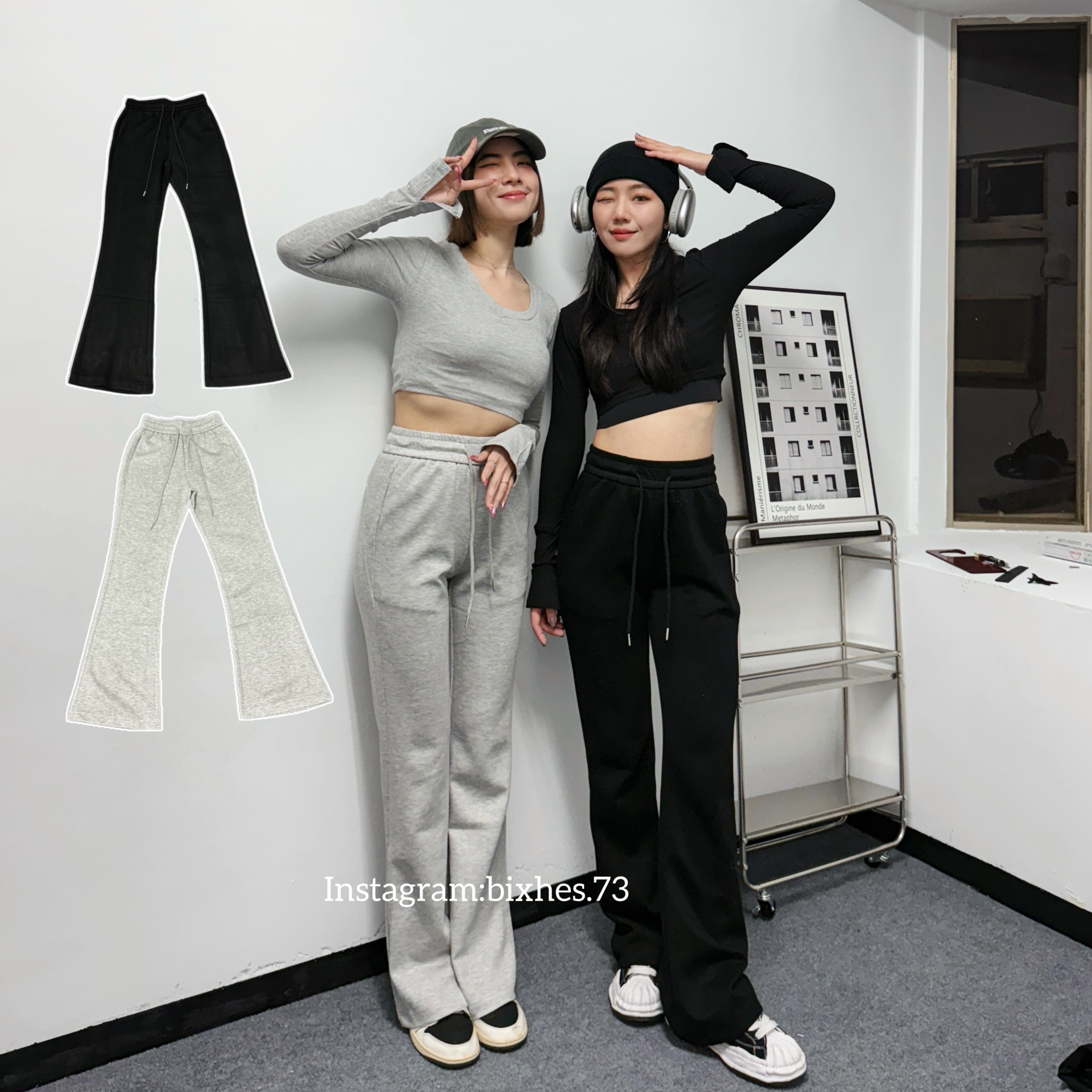 超親膚太空棉喇叭褲(E00006)