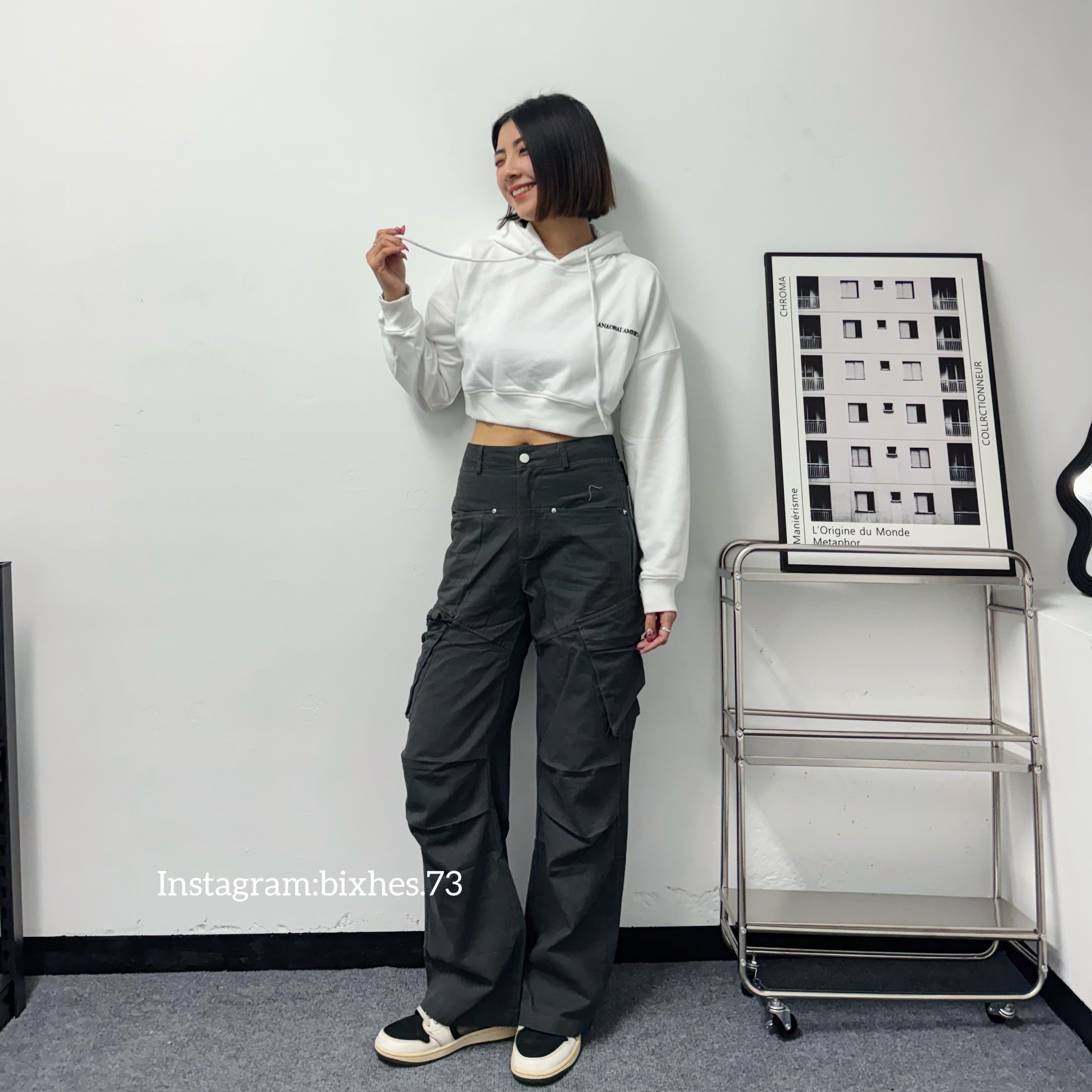 美式工裝長褲(E00108)