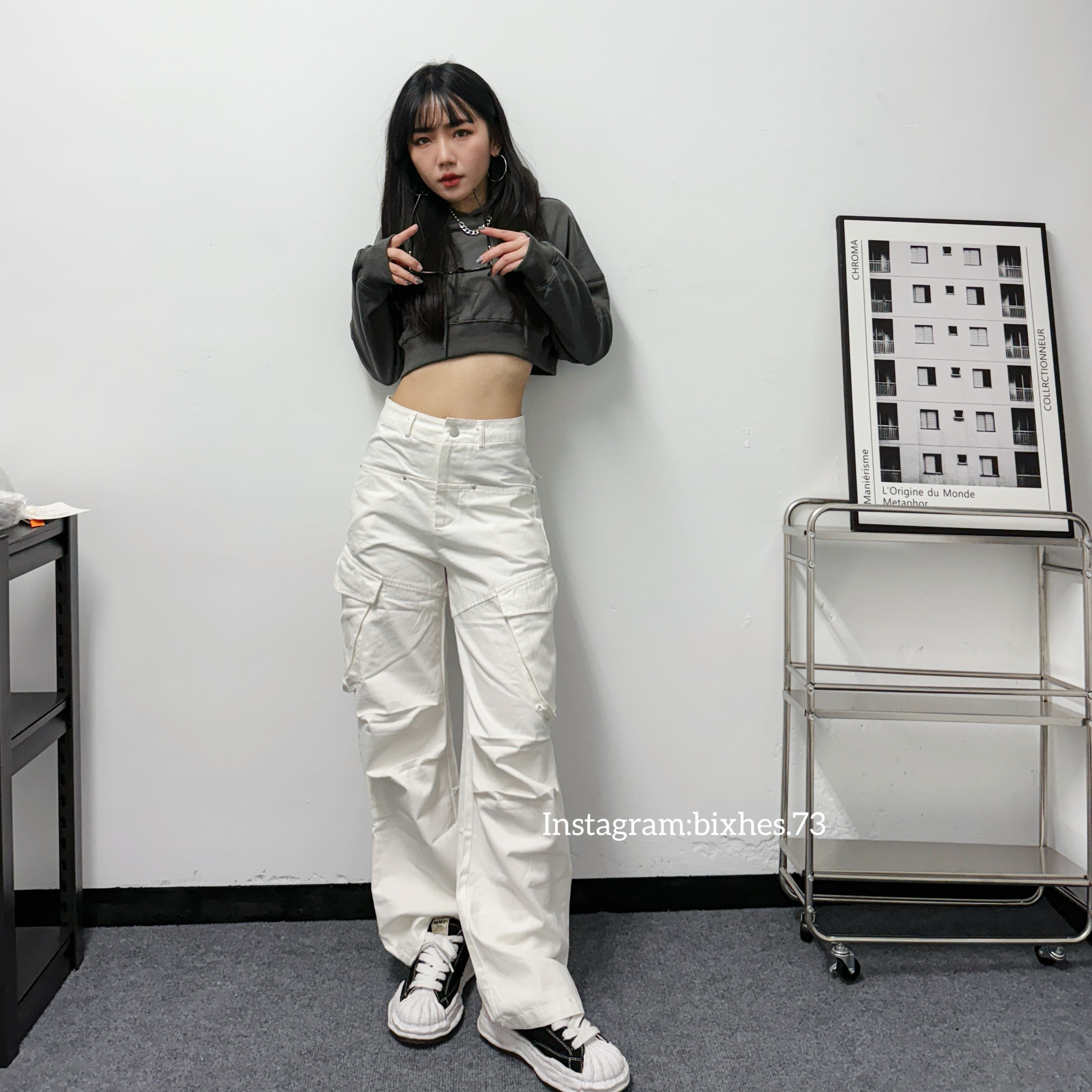 美式工裝長褲(E00108)