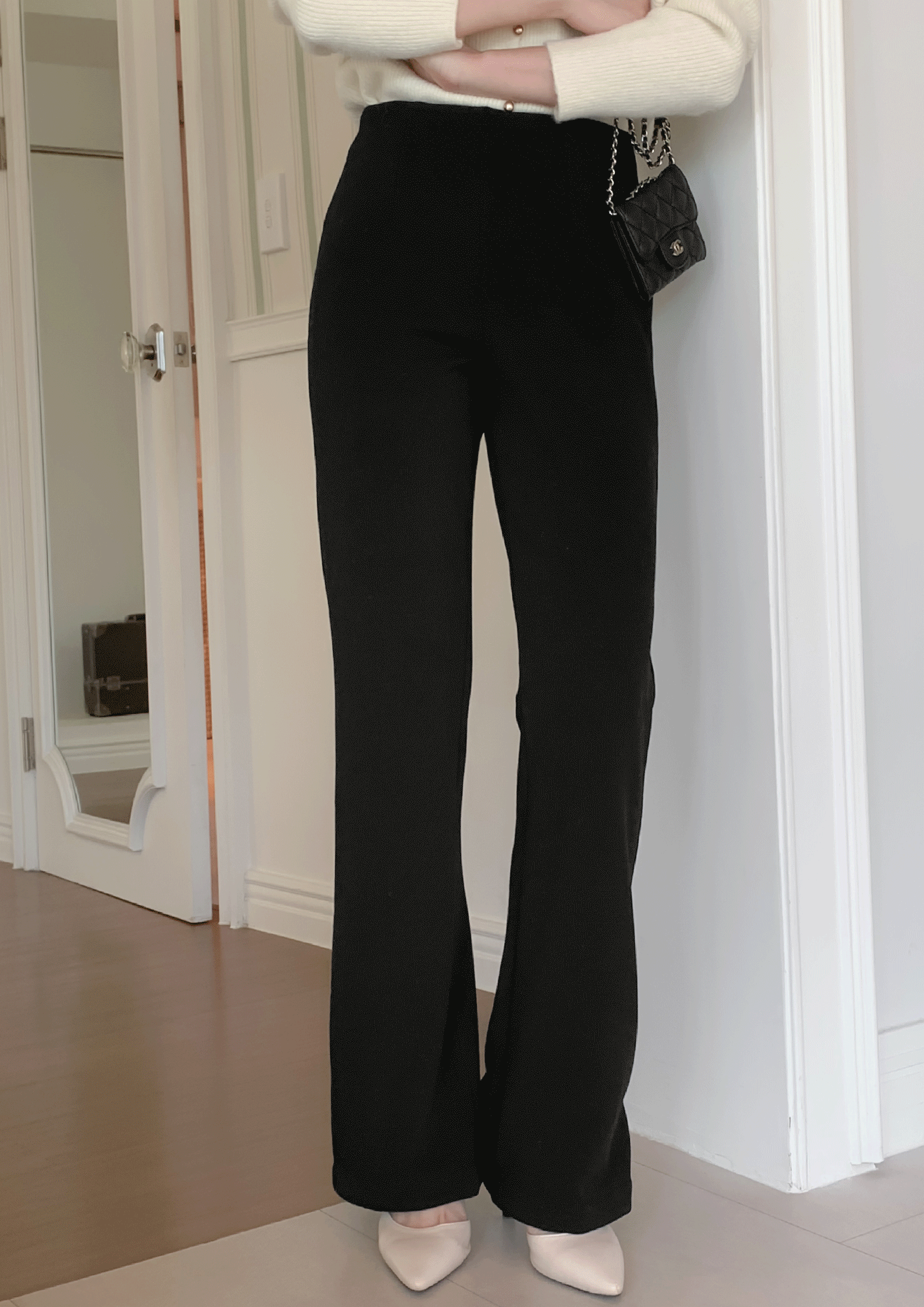 🚀當日出貨 現一穿就愛上 ❤️萬能超舒適西裝刷絨棉褲 ( 2 colors)🔥隱藏版彈性腰圍