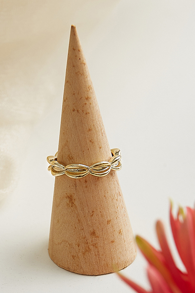 貝殼造型串接可調式戒指