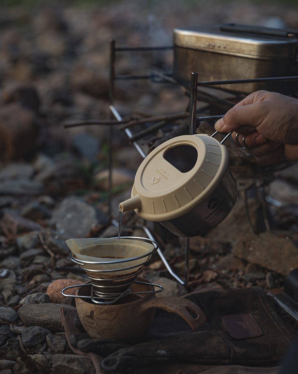 柯曼Campingmoon 雪拉碗矽膠壺蓋 S-GH
