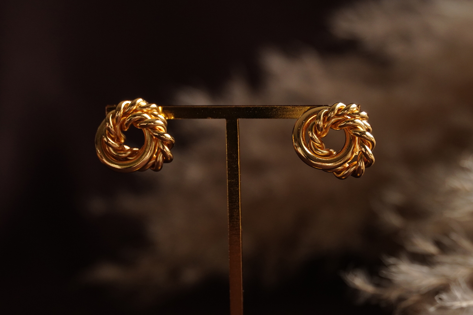 18KGP 韶光流逝耳環