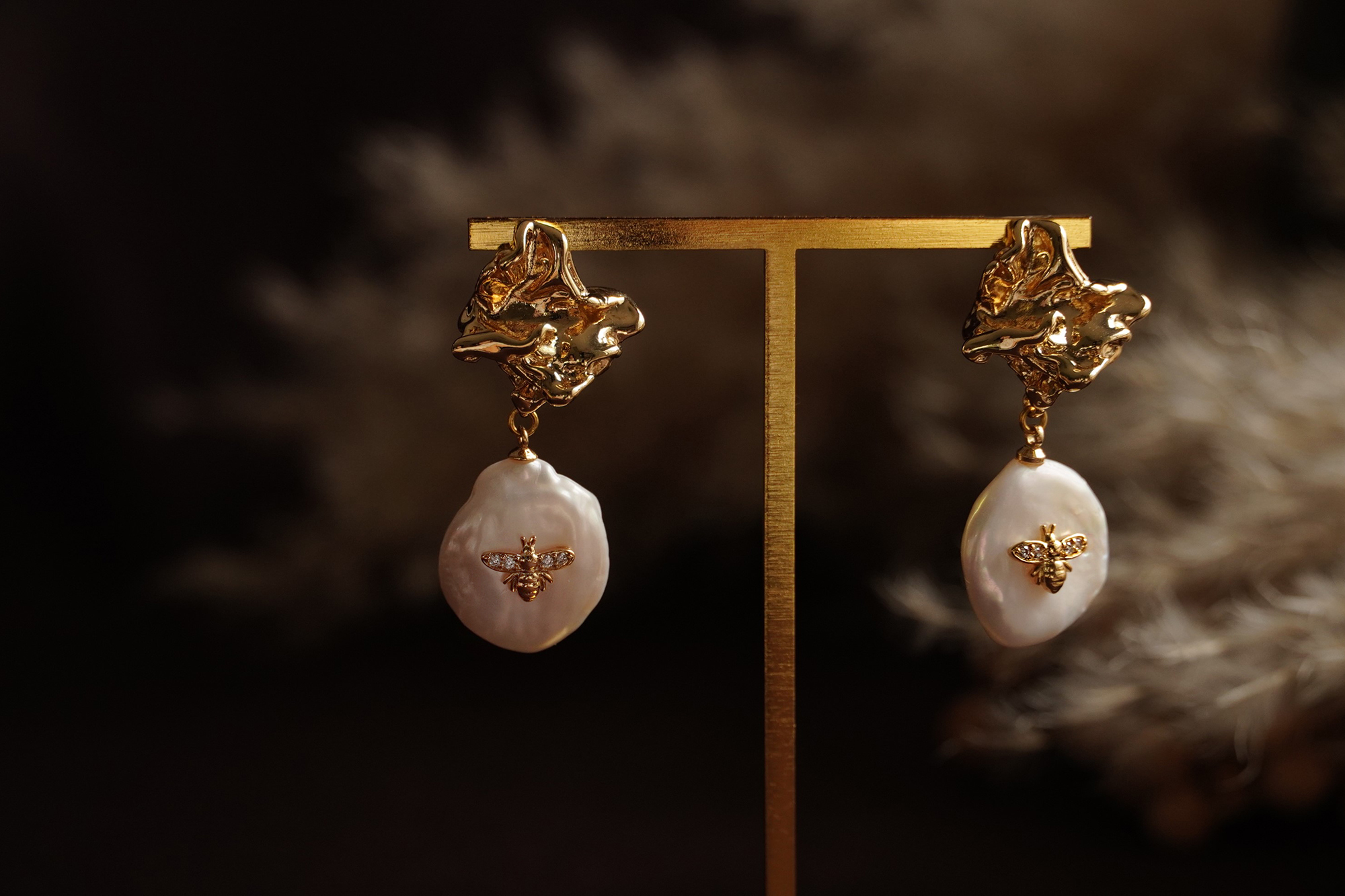 18KGP 月下狂歡耳環