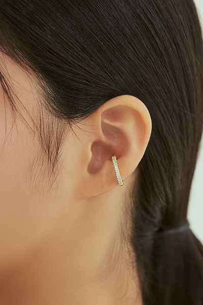 閃耀滿鑽耳骨夾(單支)