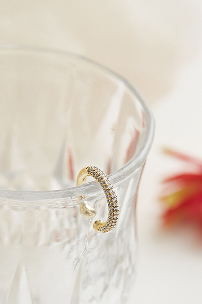 閃耀滿鑽耳骨夾(單支)