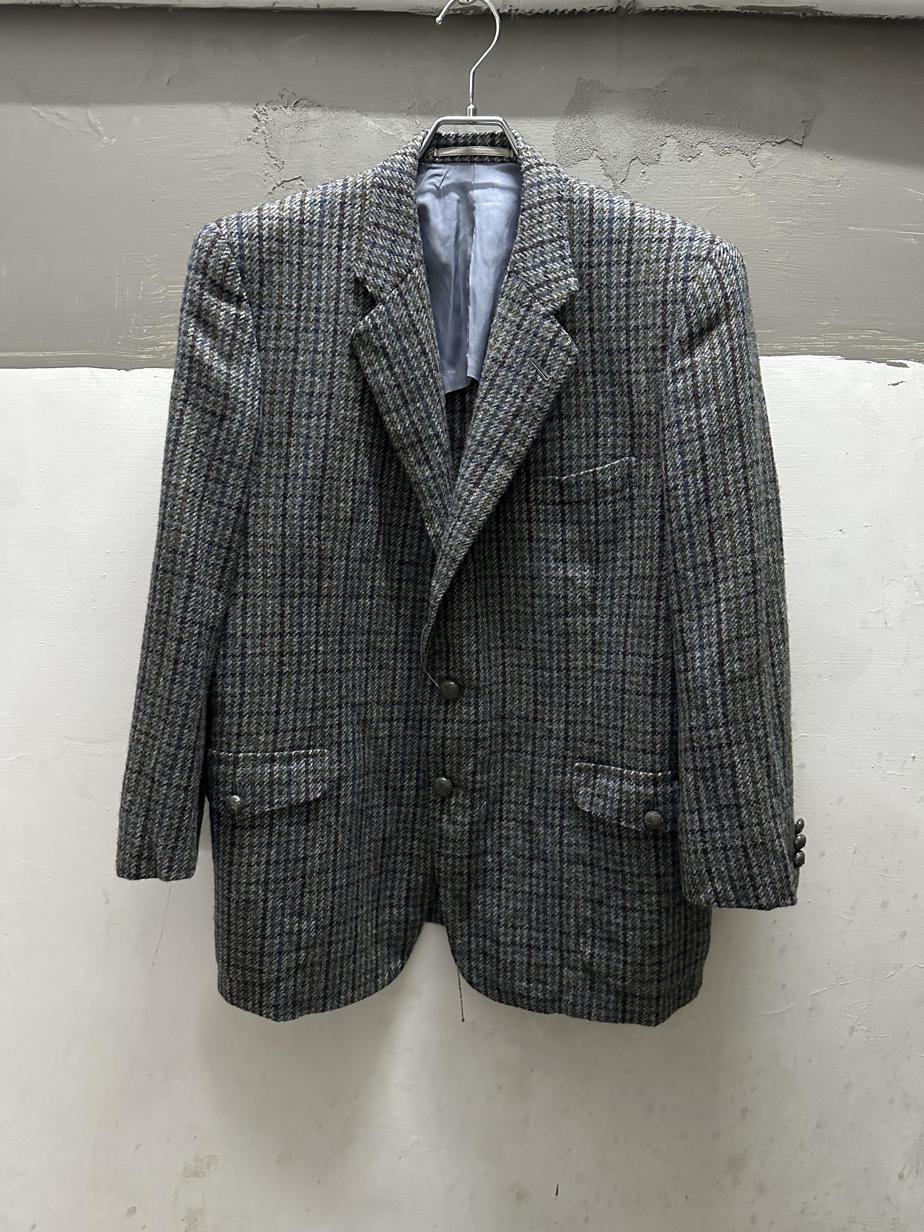 Harris Tweed Wool Tailored Jacket