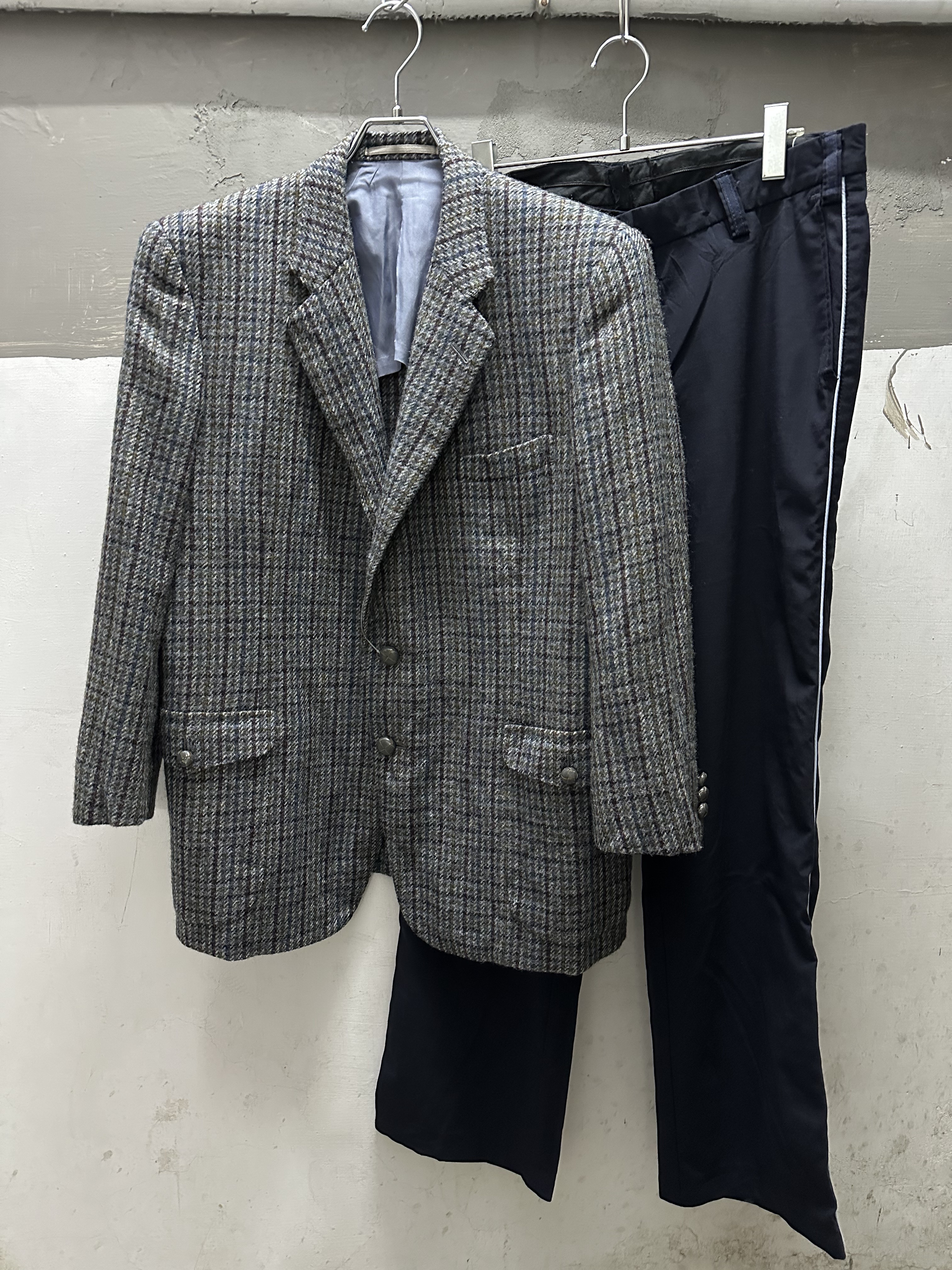 Harris Tweed Wool Tailored Jacket