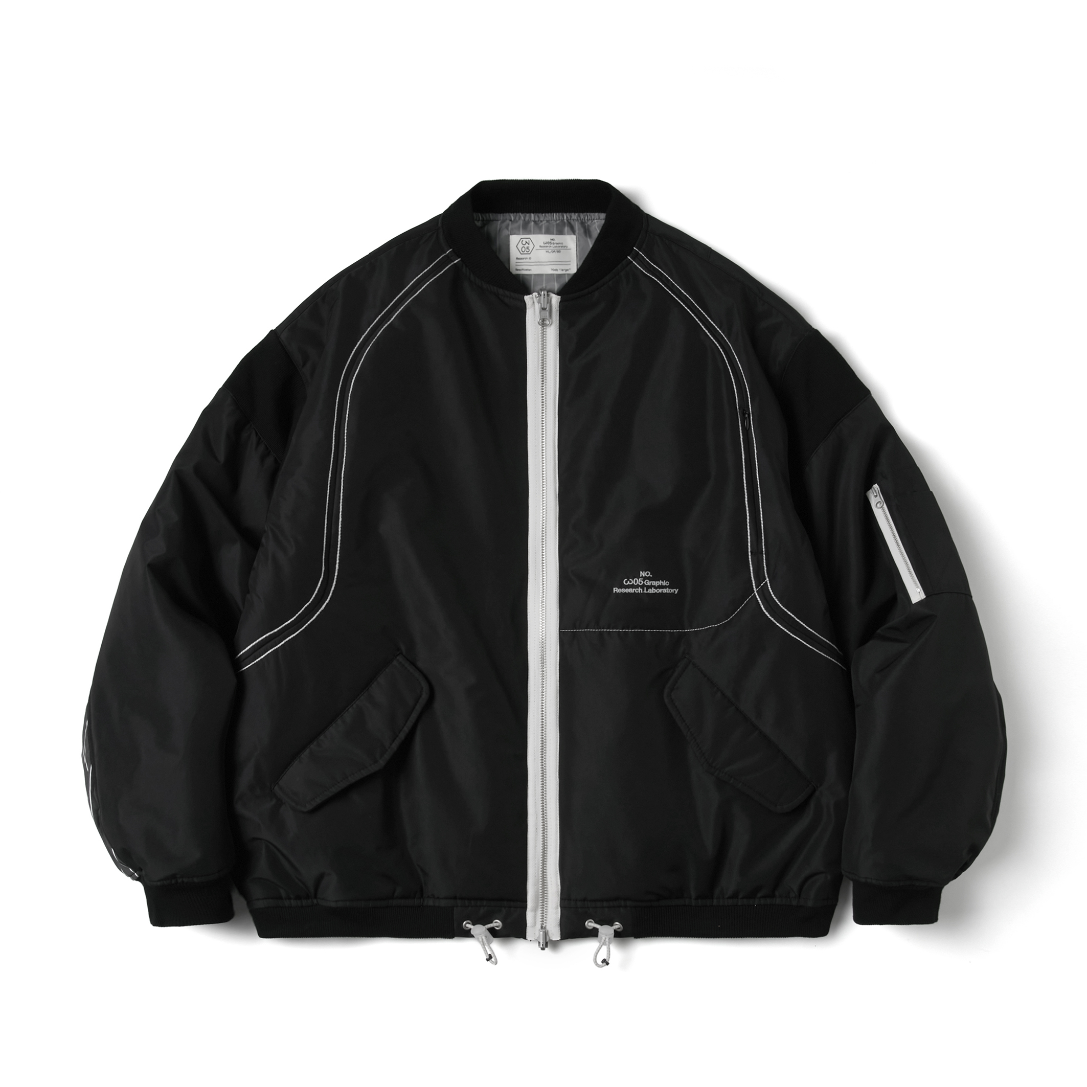 6:32/”KARDUSEN” ZEN-HYBRID FLIGHT JACKET (BLACK)