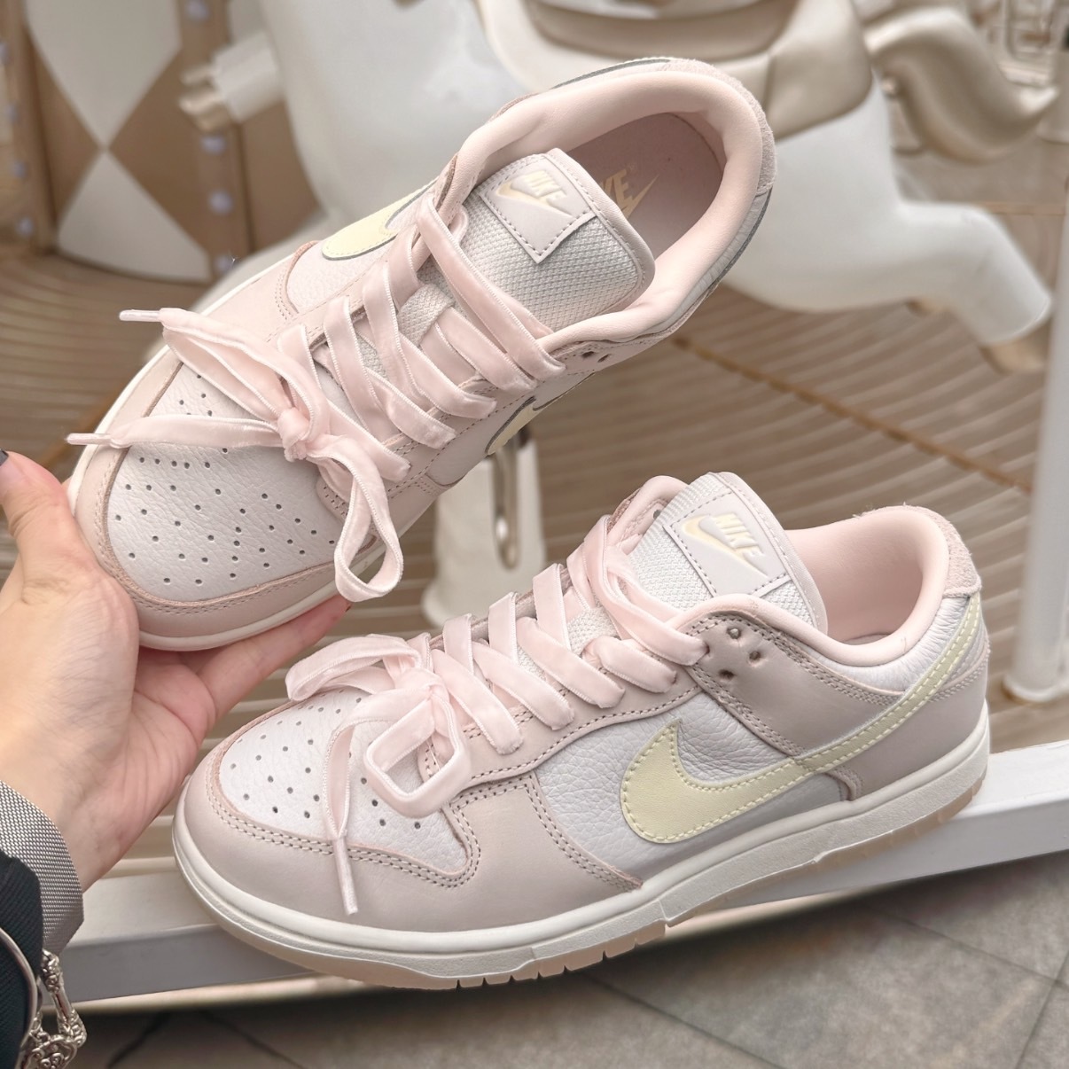 NIKE DUNK LOW PREMIUM 奶油粉 牛奶糖底 FB7910-601