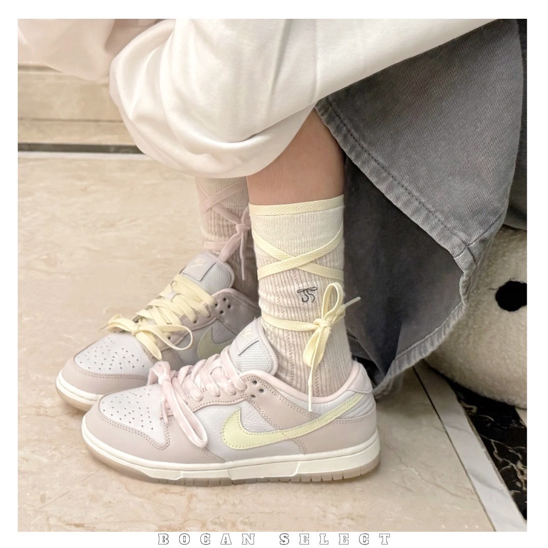 NIKE DUNK LOW PREMIUM 奶油粉 牛奶糖底 FB7910-601