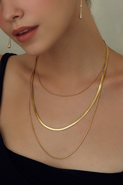 層次感細款蛇鍊