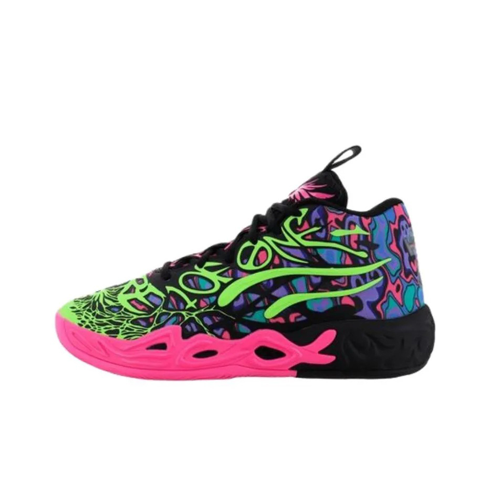 Puma LaMelo Ball MB.04 Heem 籃球鞋 黑藍粉 螢光 男鞋 310837-01