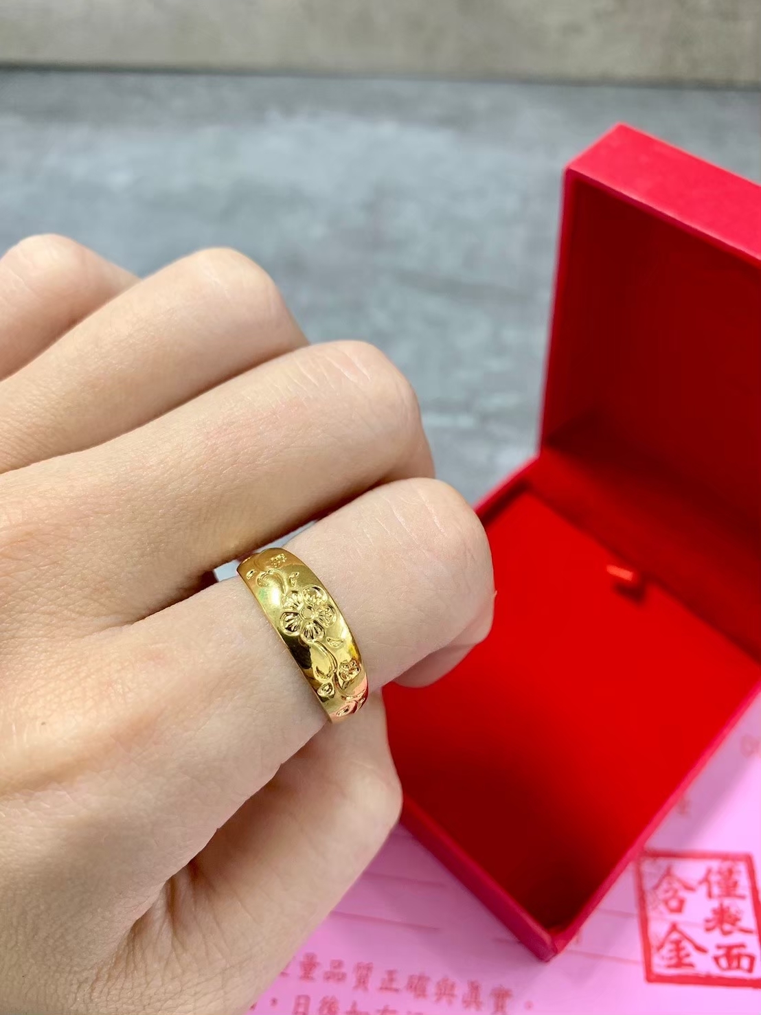 【飾品配件】D12001 表面含金 戒指 B34-2~B34-6-