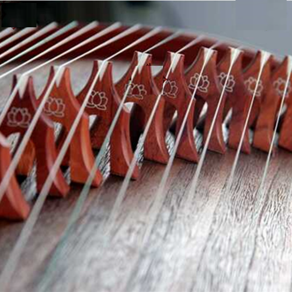 Hotly recommended guzheng code (color: mahogany inverted triangle lotus [full set of 21 pieces])