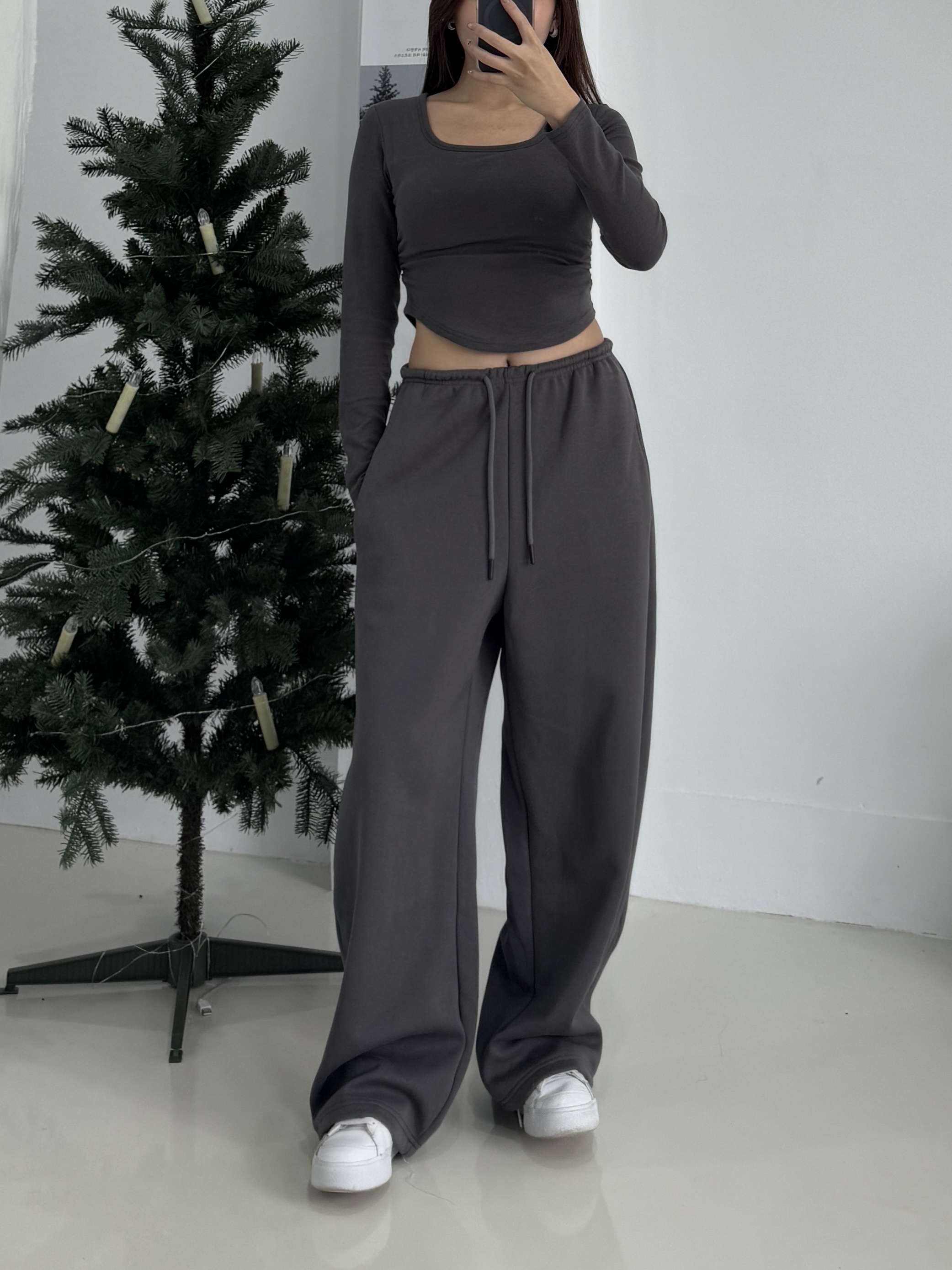 自留大推🐰寶寶絨挺版厚棉褲(4色)