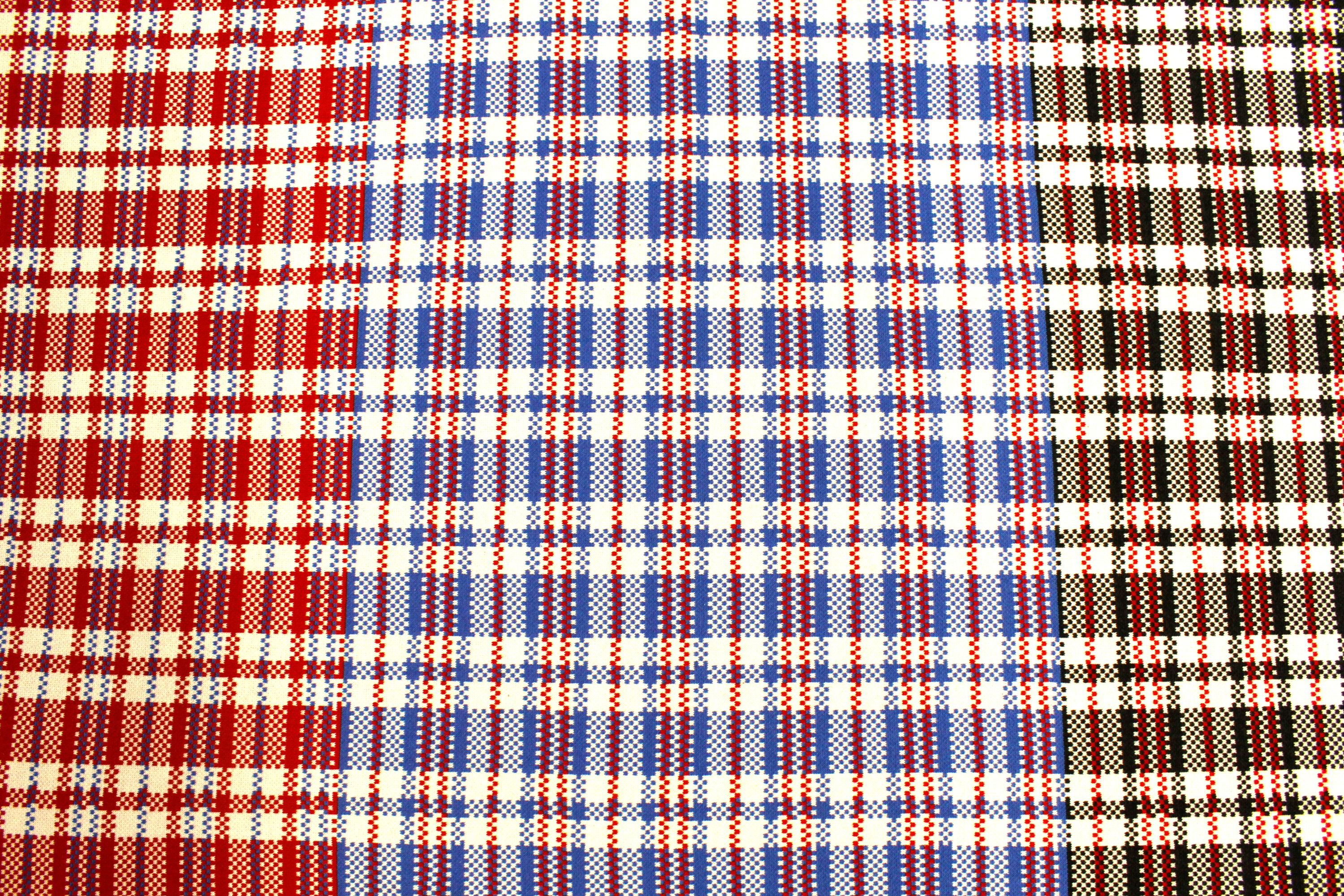 三色紅白藍毛氈