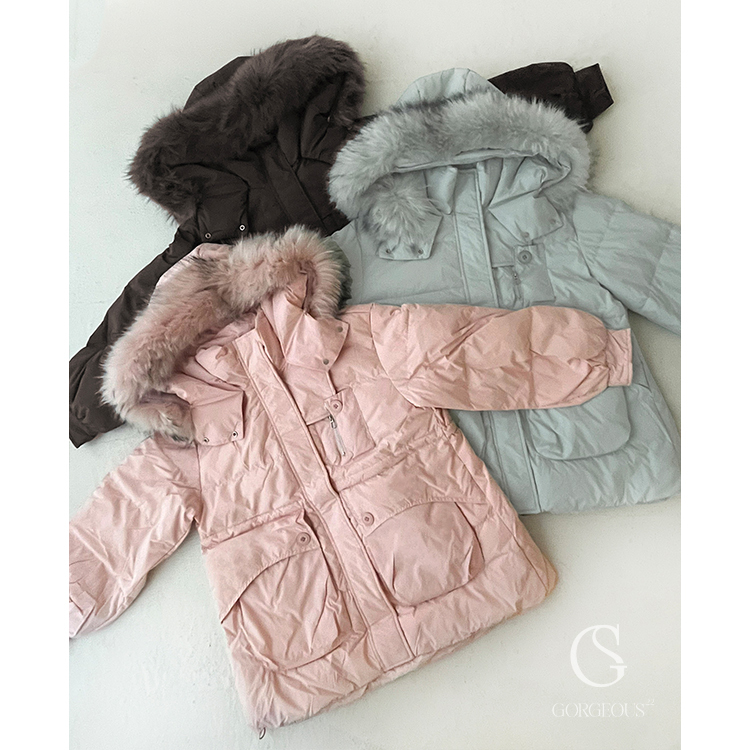 F38 現貨「鴨絨！輕保暖毛毛外套」