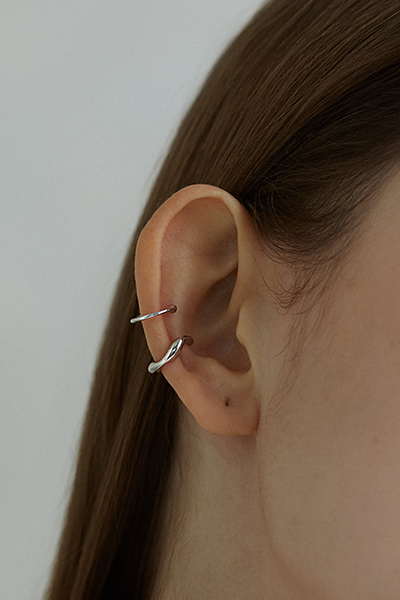 清新簡約耳骨夾兩件組