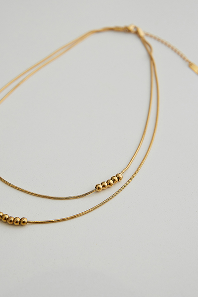 雙層小圓珠項鍊