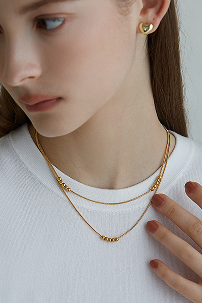 雙層小圓珠項鍊