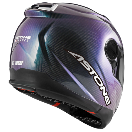ASTONE GT1000F 透明碳纖/變色龍 藍綠紫 彩繪 輕量 全罩式帽款