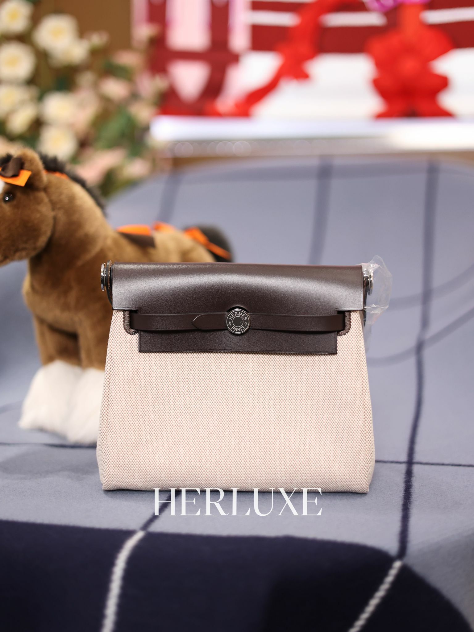 Herbag mini ecru/ 46 ebene ck canvas W