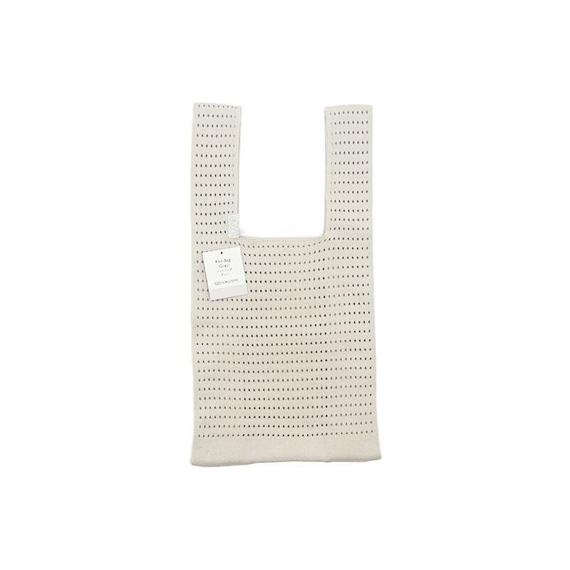 TP 針織手提袋/灰 24x48x11cm