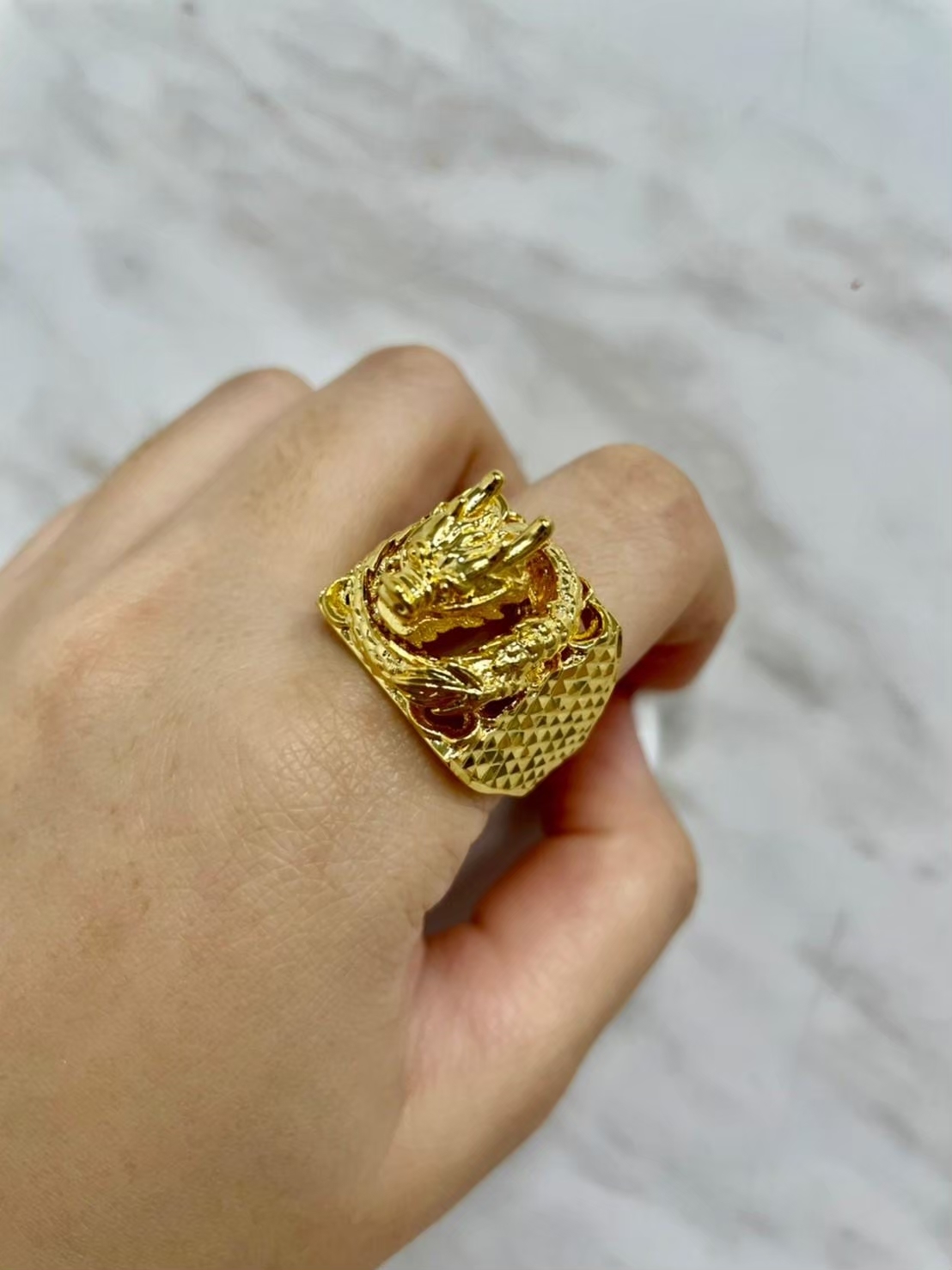 【飾品配件】D12001 表面含金 戒指 B37-1~B37-10-