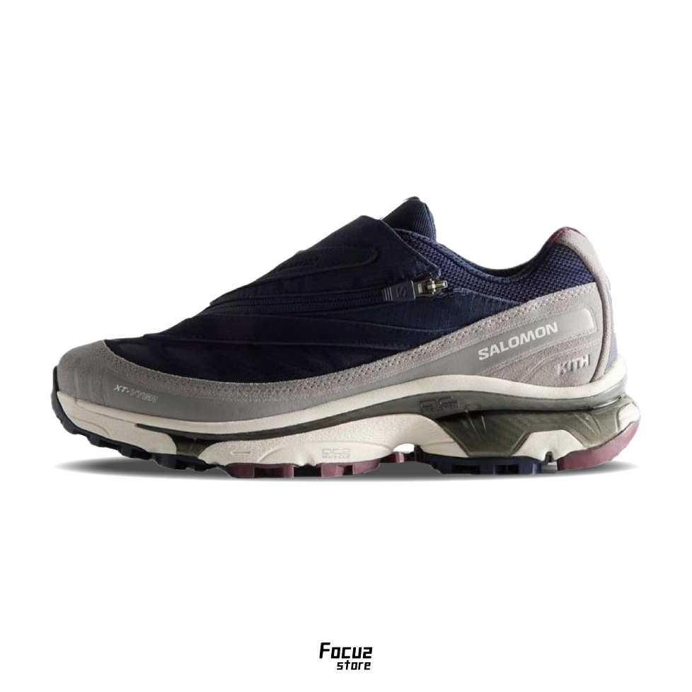【Focus Store】預購 Kith x Salomon XT-Vovyager "Kithmas Collection" 深藍灰 L47773800