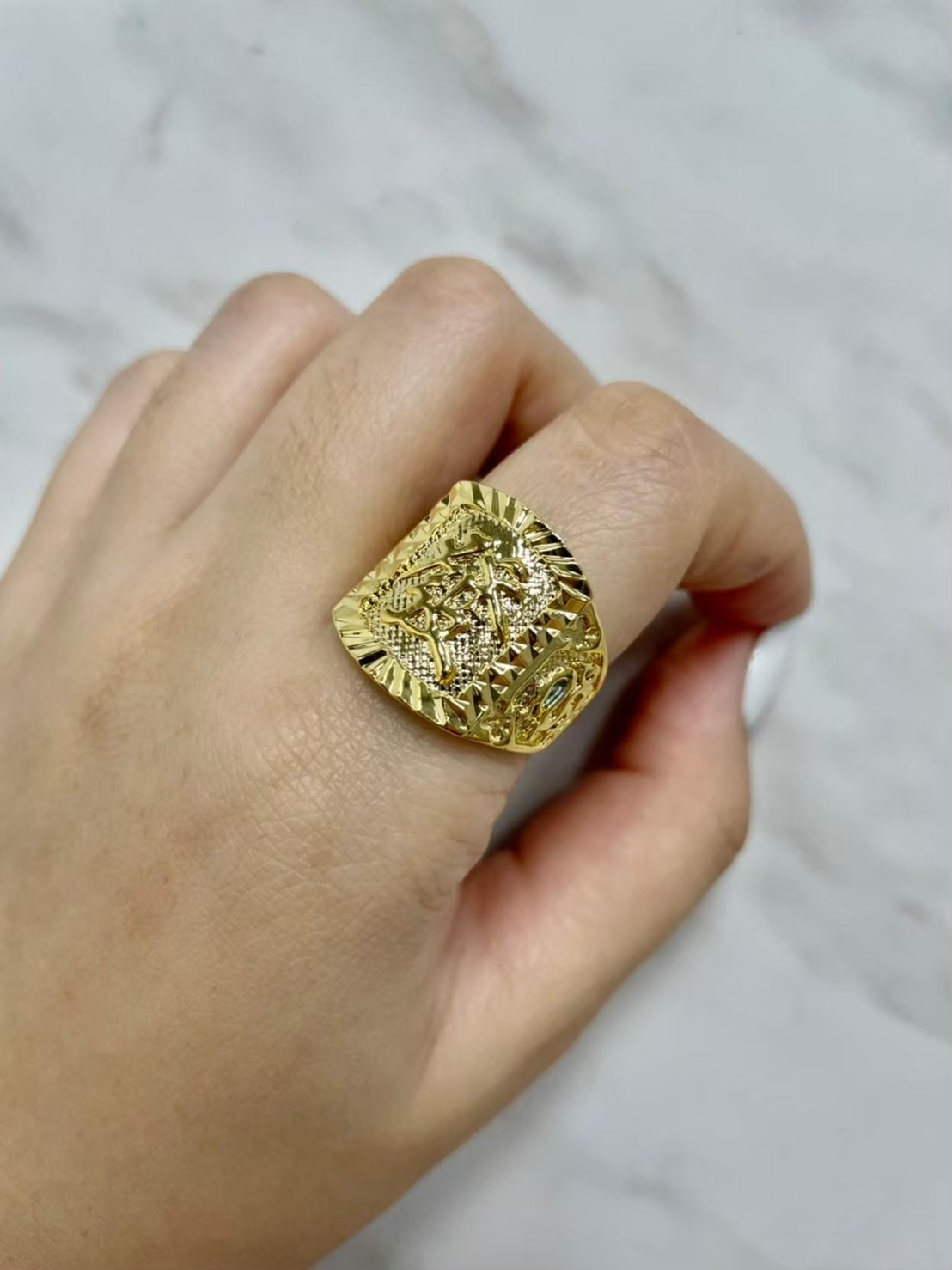 【飾品配件】D12001 表面含金 戒指 B37-11~B37-20-