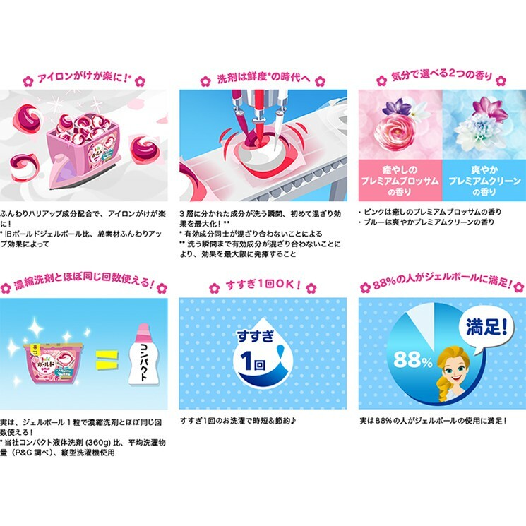 日本 P&G ARIEL 洗衣球 4D 洗衣 膠球 晶球 補充包 抗菌 除臭