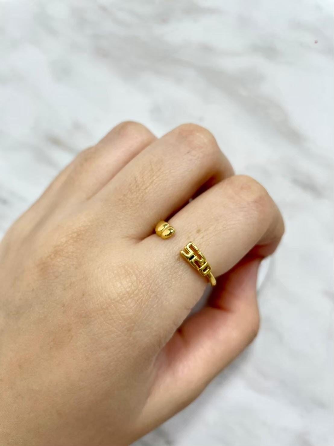 【飾品配件】D12001 表面含金 戒指 B37-31~B37-35-