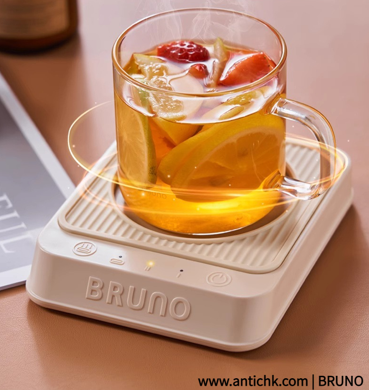 【全球配送】日本 BRUNO 全自動保溫杯墊及杯+暖手寶｜香港發送