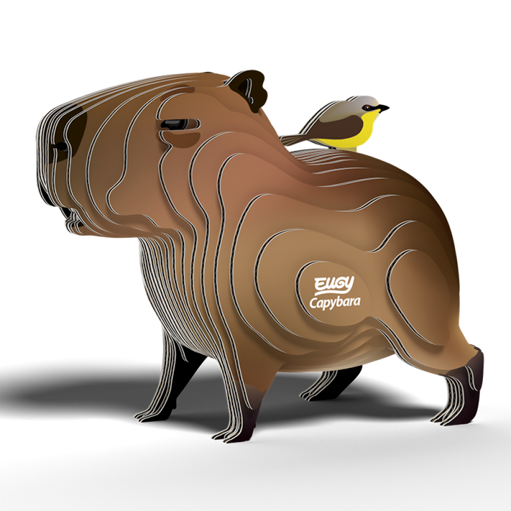 EUGY 3D Cardboard Kit Set Model - 120 Capybara