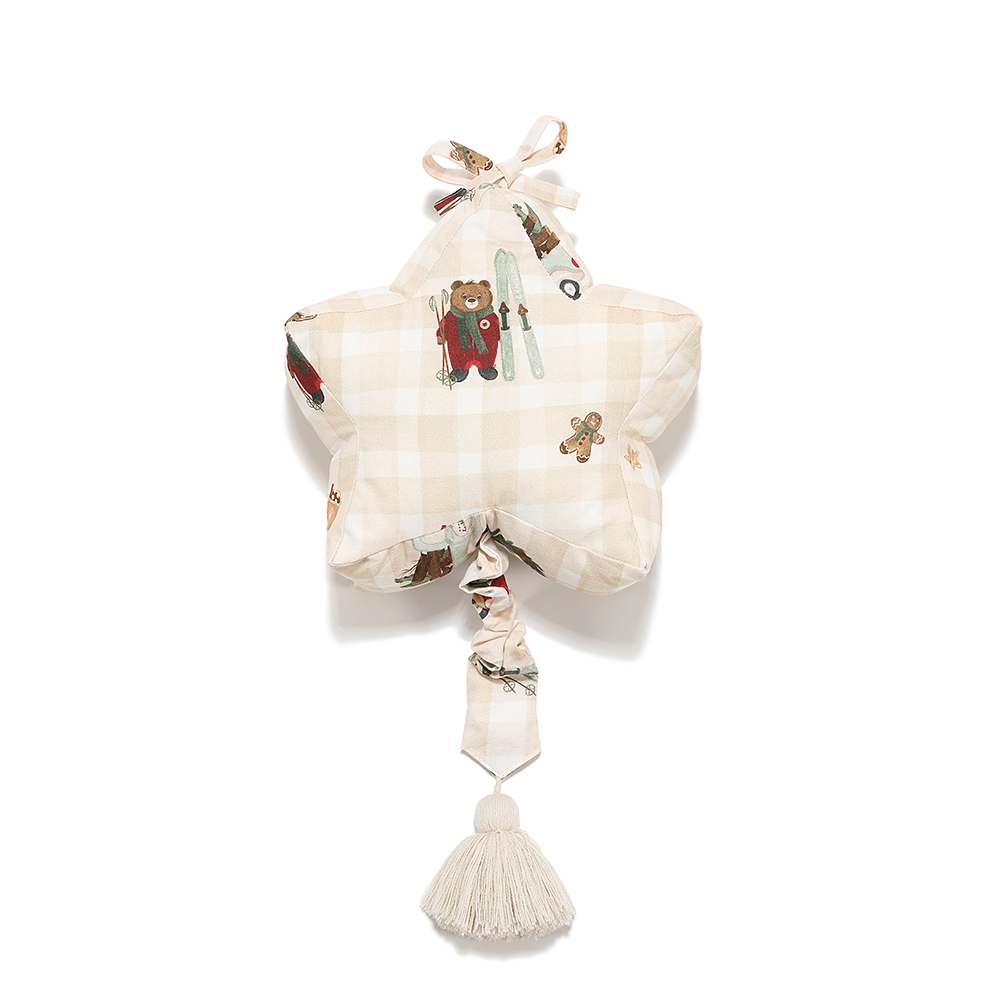 【官網限定】La Millou波蘭 星星音樂鈴｜冬季限定款熊熊小屋｜雲朵白