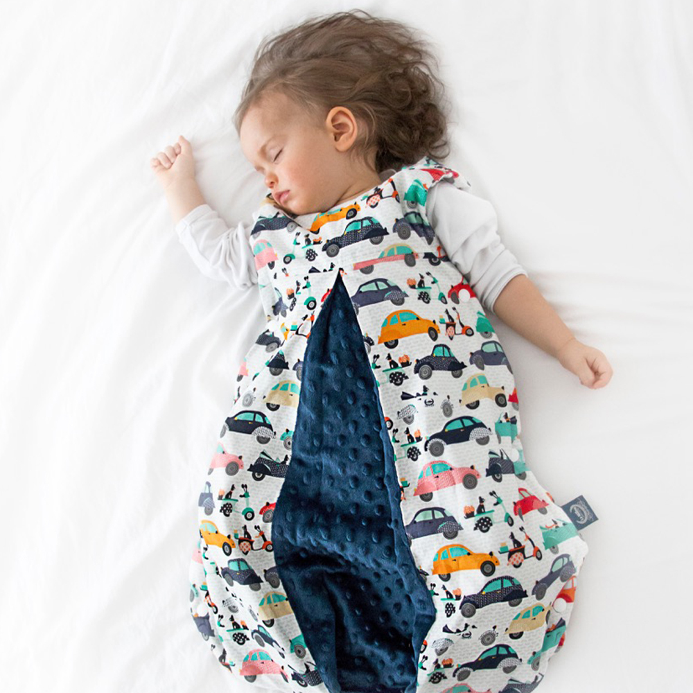 【官網限定】La Millou波蘭 豆豆防踢被/防踢背心70cm(分腿扣)｜冬季限定款熊熊小屋｜雲朵白