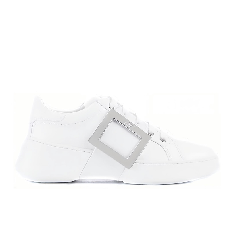 ROGER VIVIER Viv Skate 金屬扣運動鞋