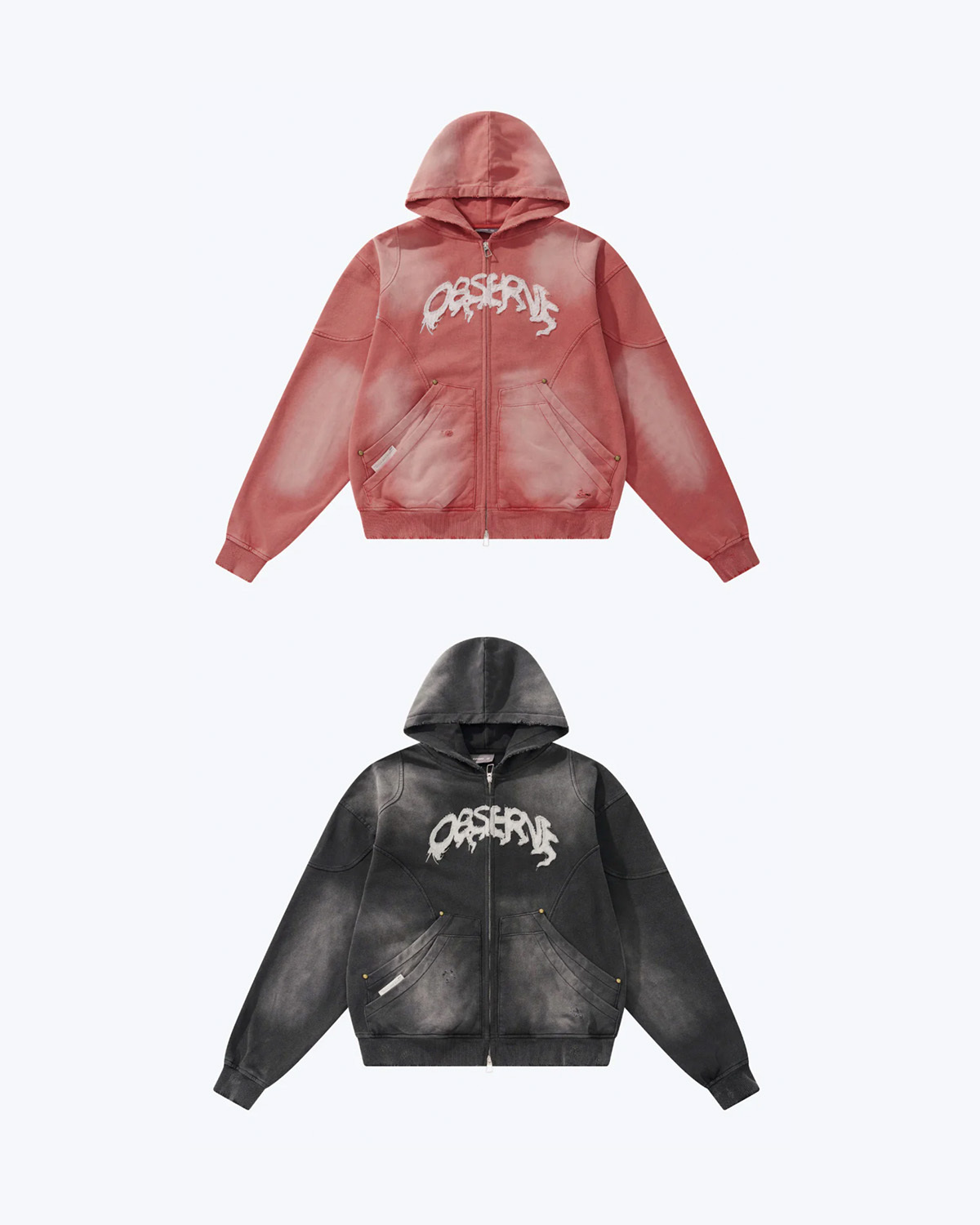 [現貨] Sense Heavy Faded Zip Hoodie | M24-48